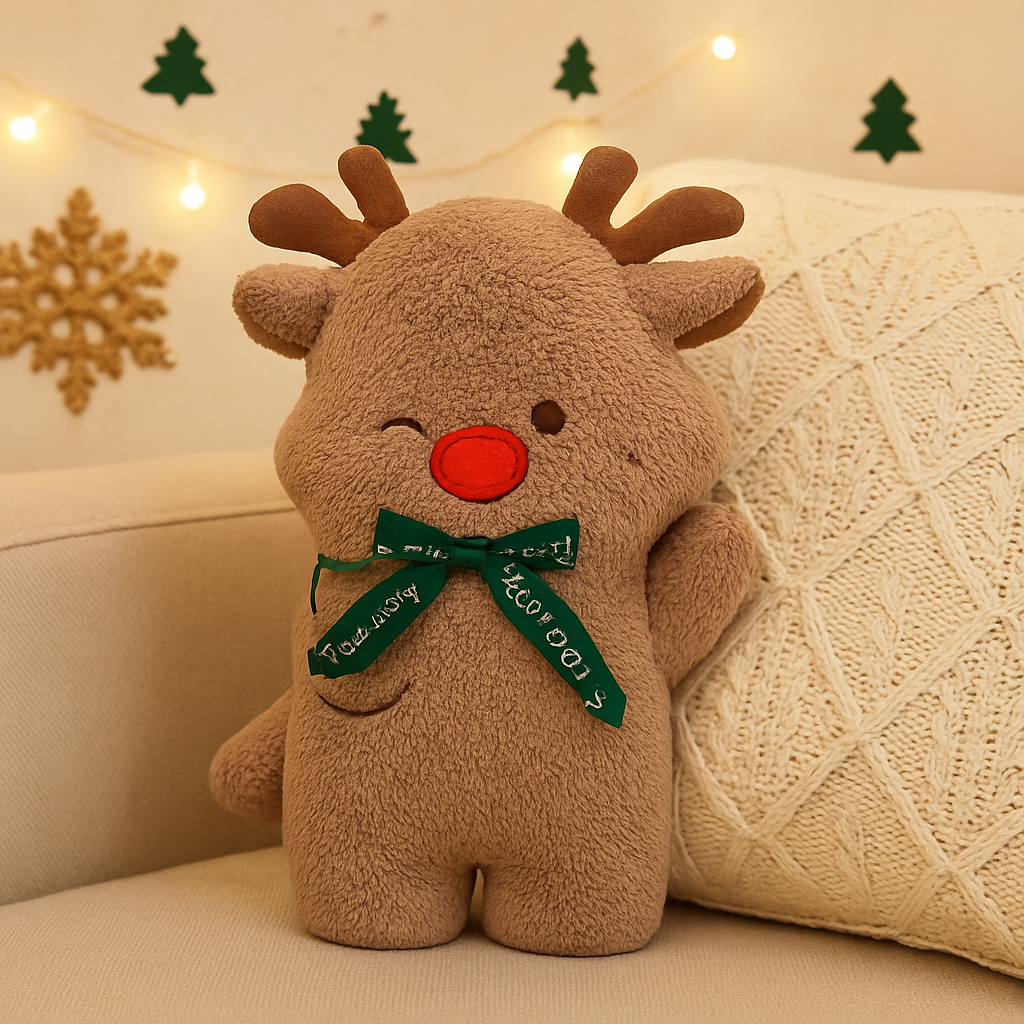 Skorter | Everjoy Plush Christmas Cushion – Festive Cuddle and Decorative Piece for Cozy Rooms