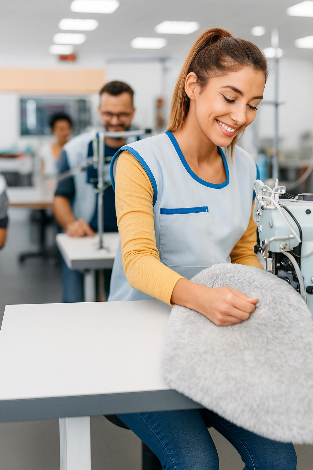 Skorter | FluffyNest Comfort Dog Bed – Orthopedic Plush Sleeping Cushion for Dogs