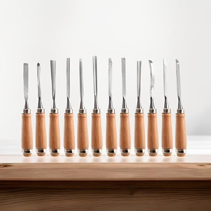Skorter | 12 Pieces Wood Carving Chisels Set