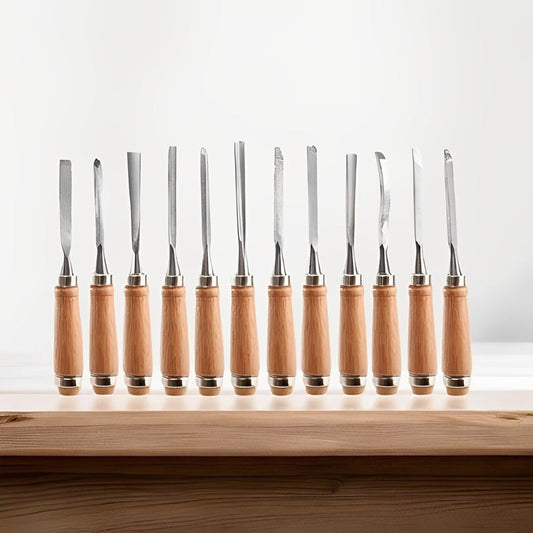 Skorter | 12 Pieces Wood Carving Chisels Set