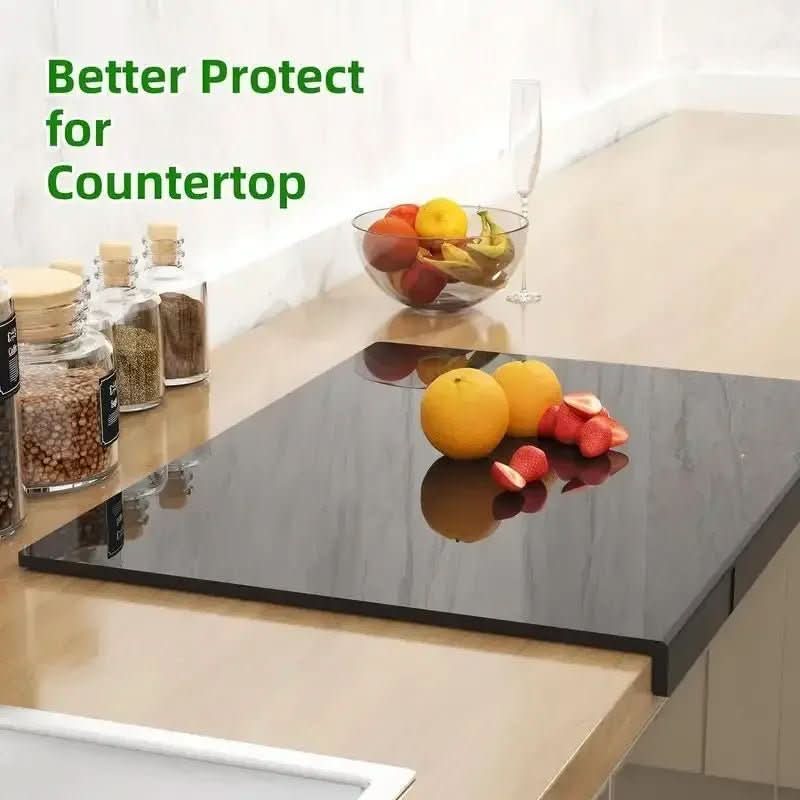 Skorter | Acrylic Cutting Board with Protective Rim for Modern Kitchens