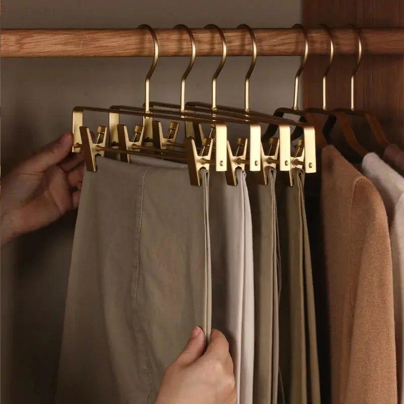 Skorter | ClipEase – Elegant Matte Non-Slip Trouser Hangers (Set of 5)