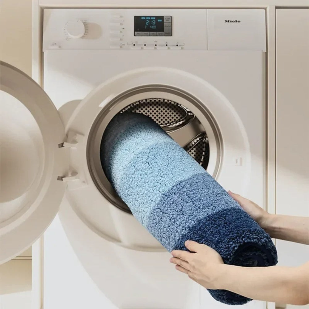 Skorter | Coastal Wave Pattern Non-Slip Bath Mat