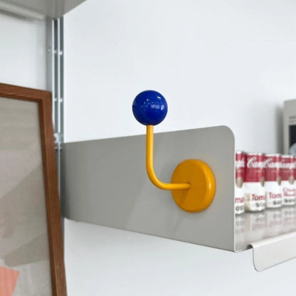 Skorter | Colorful Magnetic Wooden Ball Hooks Home Storage