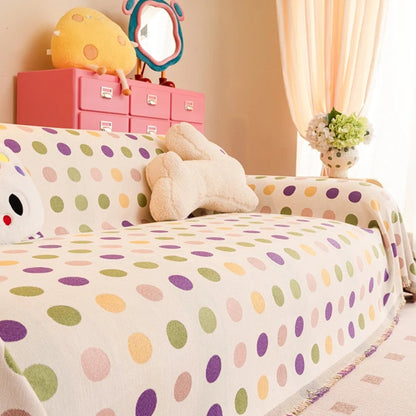 Skorter | Colorful Polka Dot Sofa Cover