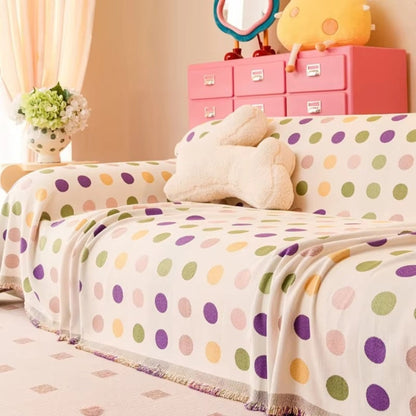Skorter | Colorful Polka Dot Sofa Cover