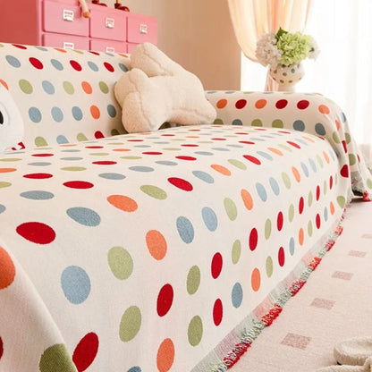 Skorter | Colorful Polka Dot Sofa Cover