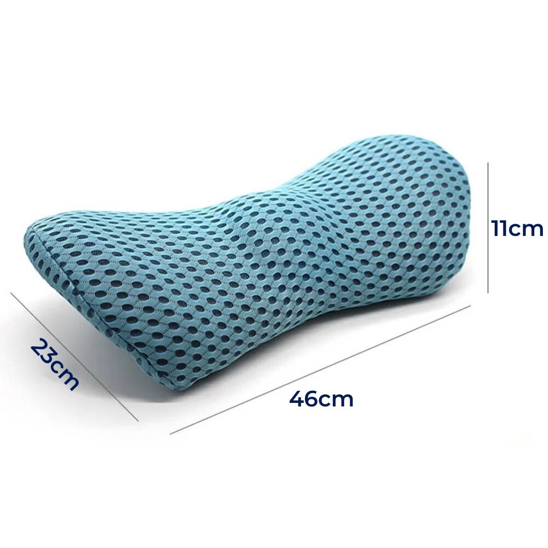 Skorter | Ergonomic Lumbar Support Cushion for Lower Back Pain Relief - Ideal for Office, Driving, and Home Use