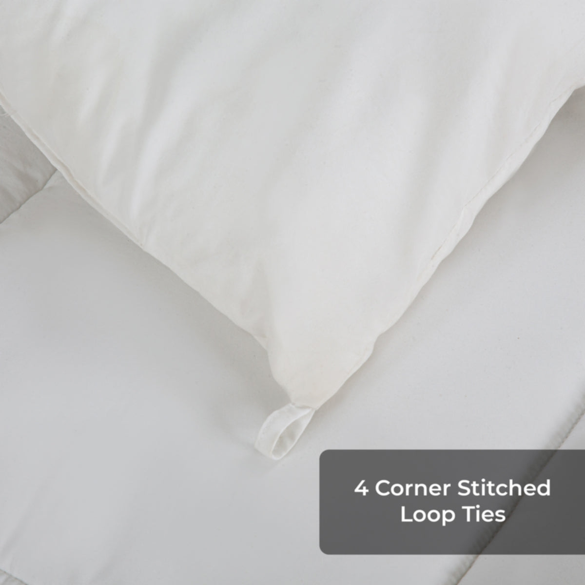 Skorter | Royale All Season Down Alternative Bedding Light Quilted Comfort Blanket with Corner Tabs