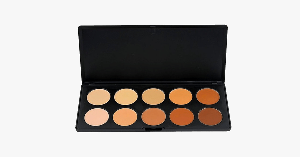 Skorter | 10 Color Concealer Palette - Magically hides all your imperfections and dark circles to give you a flawless look!