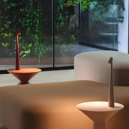 Skorter | LunaSlim Elegant Table Lamp with Wireless Functionality