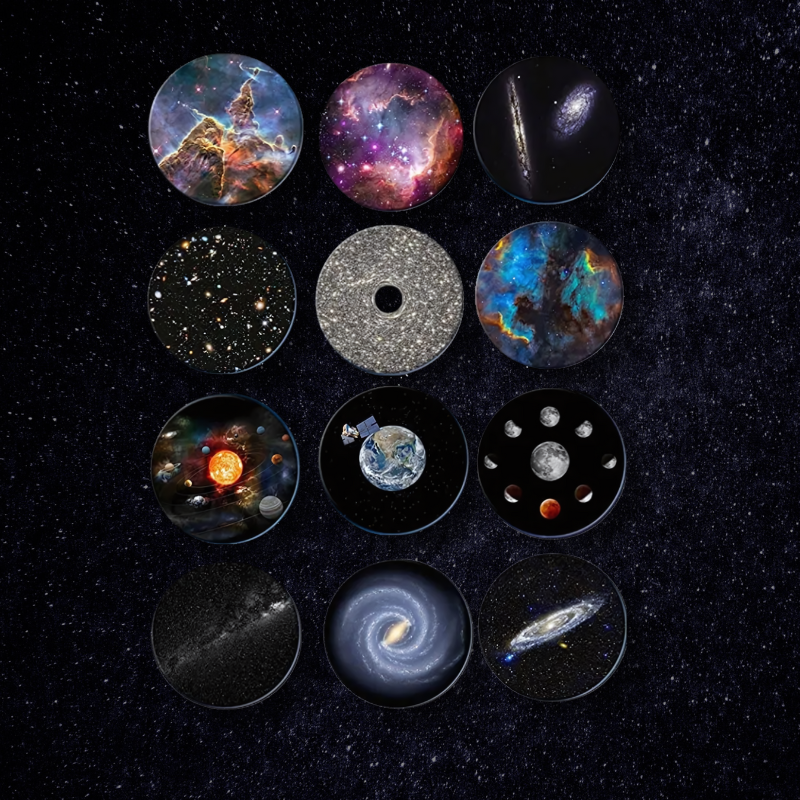 Skorter | CosmoView 4K Galaxy Projector – Rotating Star Sky Projector with 12 Cosmic Scenes