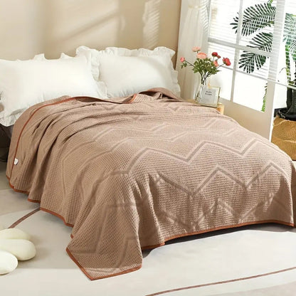 Skorter | Cotton Nest Waffle Summer Blanket