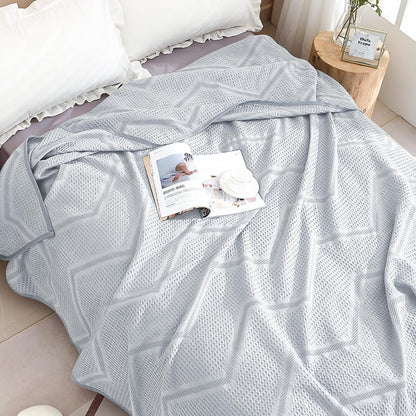 Skorter | Cotton Nest Waffle Summer Blanket