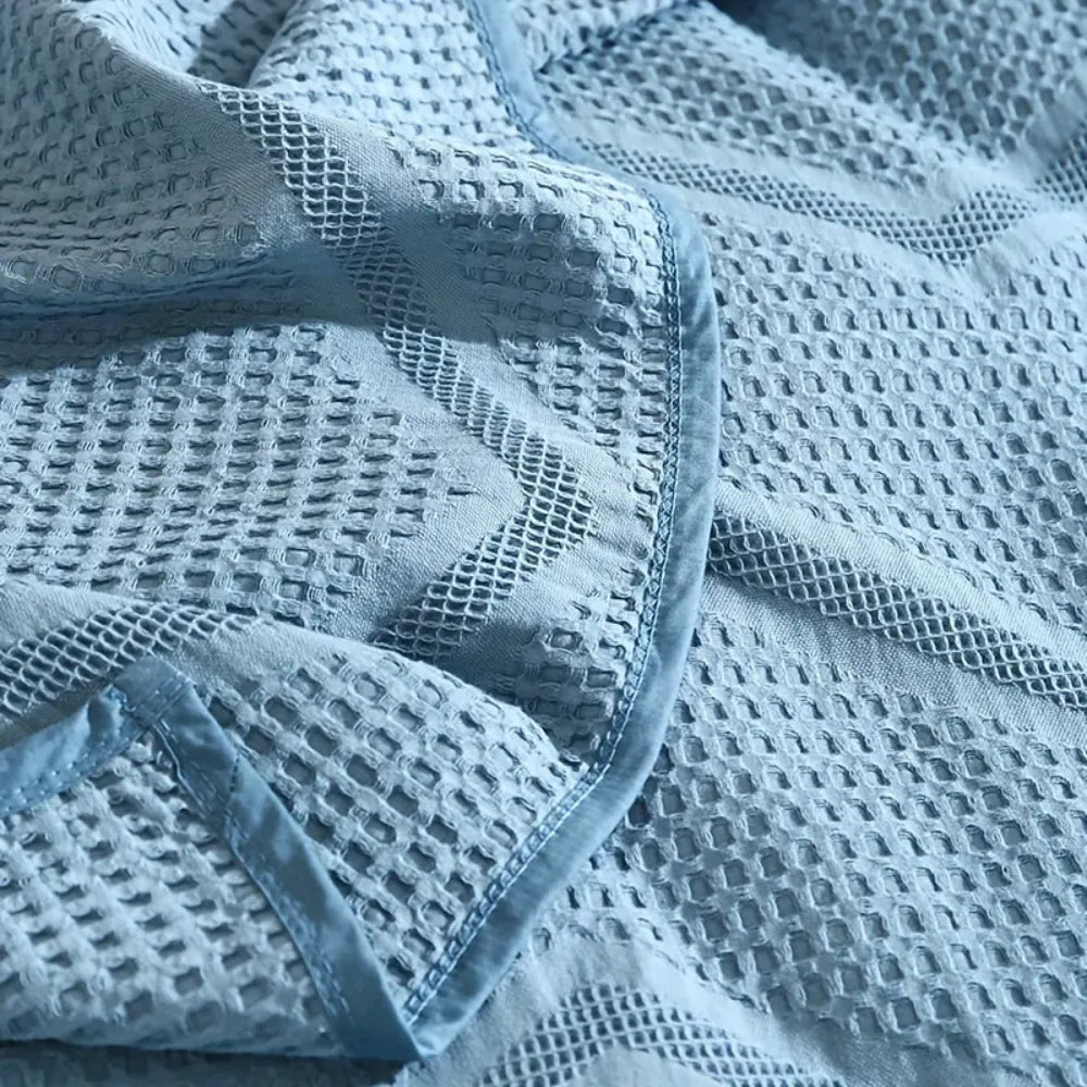 Skorter | Cotton Nest Waffle Summer Blanket
