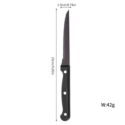 Skorter of 6 Steak Knives in Stainless Steel