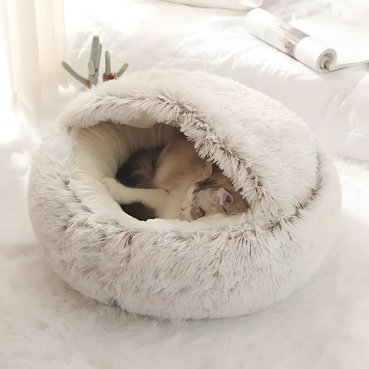 Skorter | Cozycave - Soft Plush Pet Bed