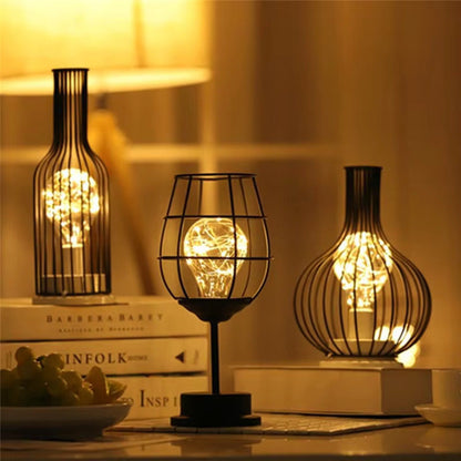Skorter | Lumineux Cordless Ambient Lamp Set – 3 Unique Wine-Inspired LED Table Lights