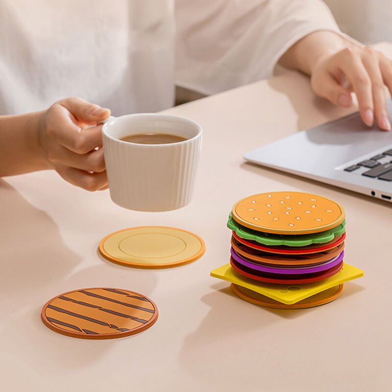 Skorter | Creative Hamburger-Shape Coaster Set