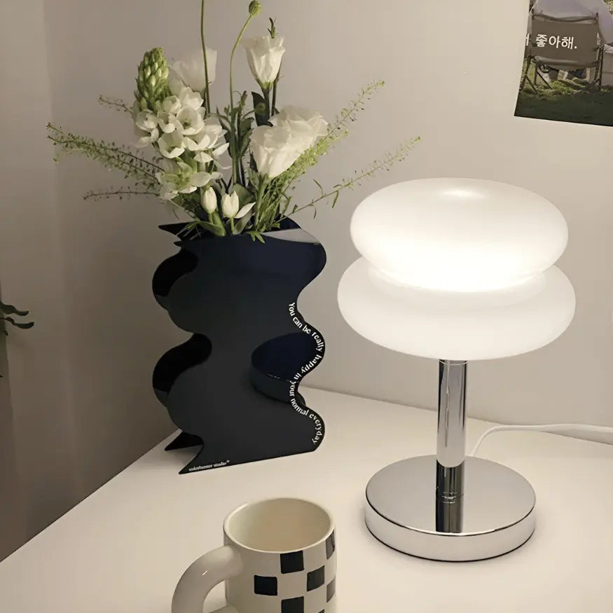 Skorter | GlamoraLite - Elegant Glass Table Lamp for Your Interior