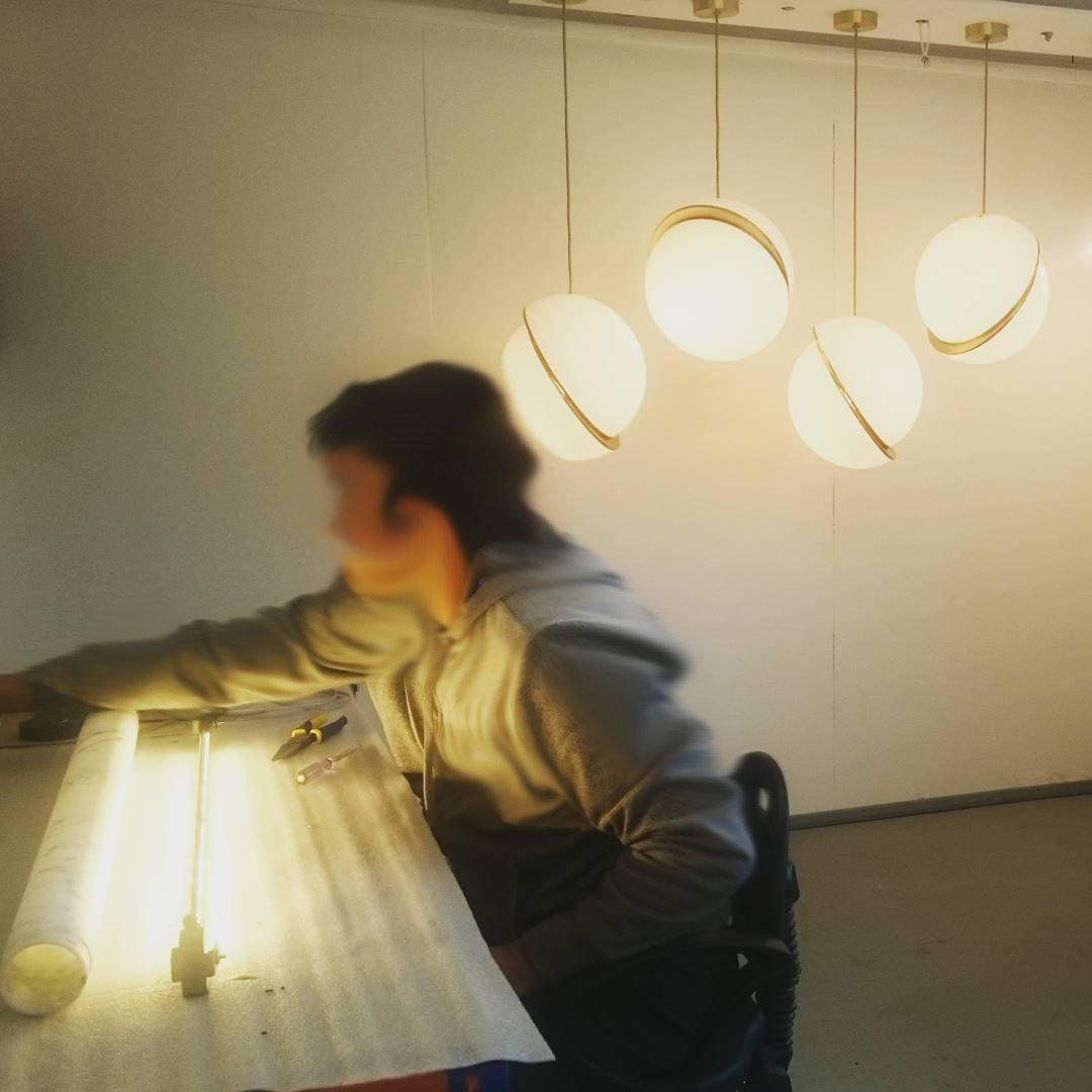 Skorter | AstralAura – Crescent Moon Pendant Illumination