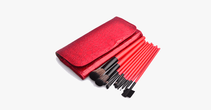 Skorter | 10-piece Crimson Brush Set – Makeup Blending is better than before