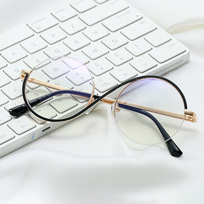 Skorter | Cross Halbrand Round Glasses 95929