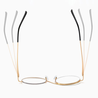 Skorter | Cross Halbrand Round Glasses 95929