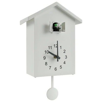 Skorter | Cuckoo Clock Cuckoo Sound Clock with Pendulum Delicate Cuckoo Clock Bird Battery Operated Cuckoo Wall Clock for Living Room Decor