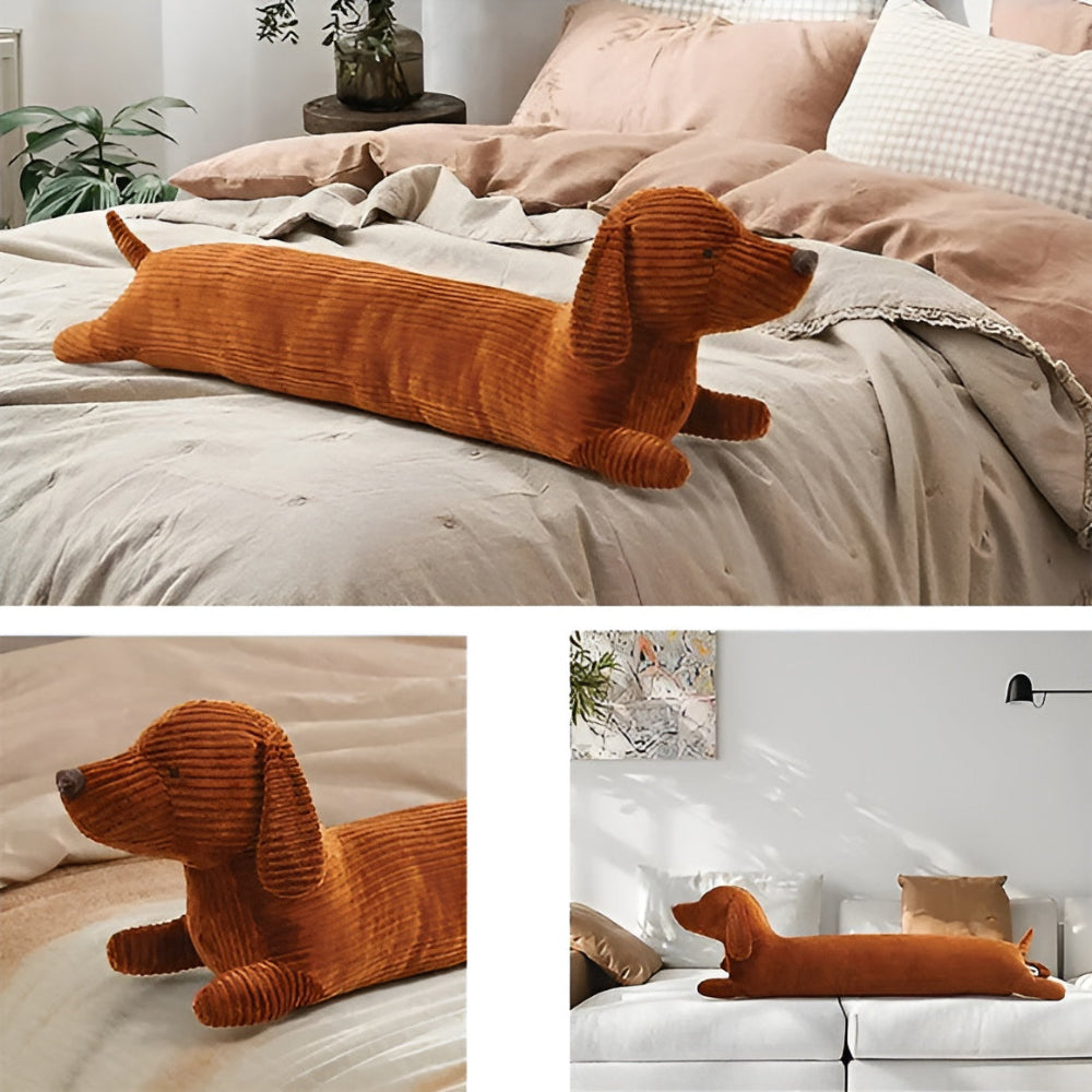 Skorter | CordoPup Manchester Dachshund Cushion – Soft Cuddle Cushion in Dachshund Shape