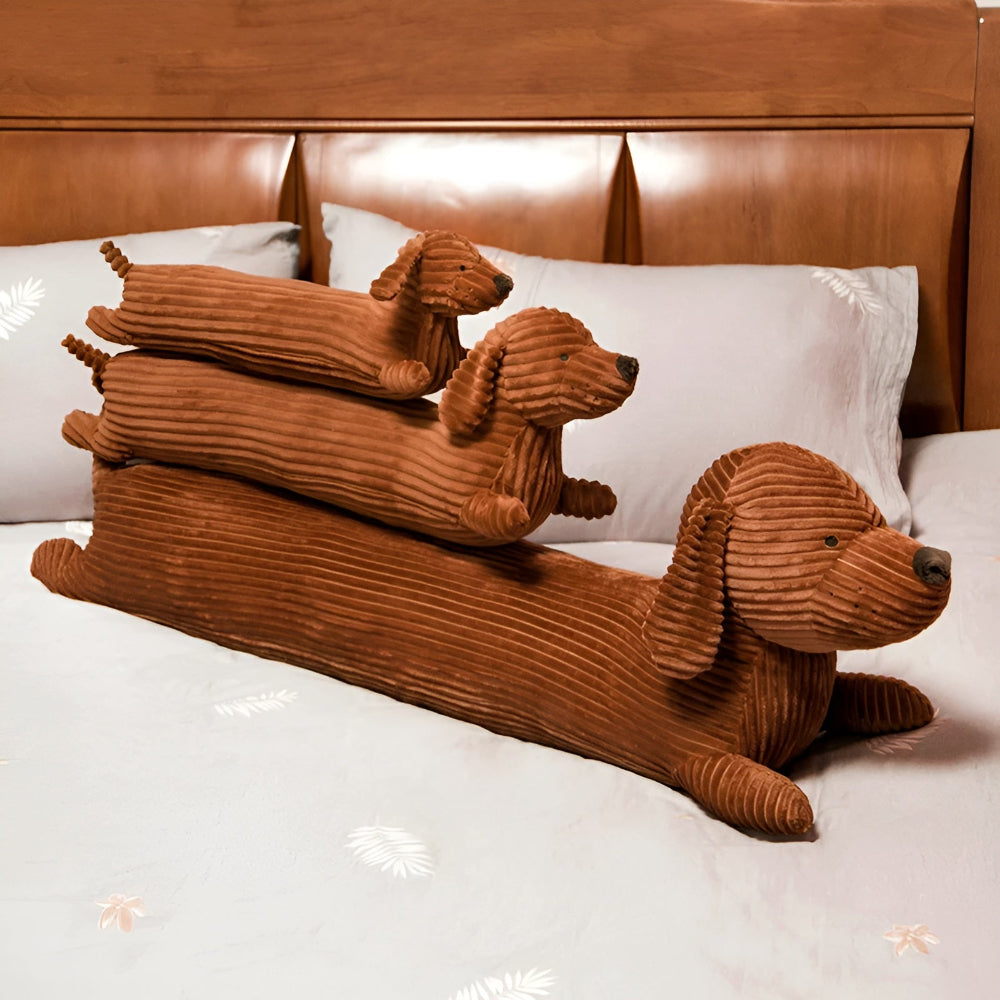 Skorter | CordoPup Manchester Dachshund Cushion – Soft Cuddle Cushion in Dachshund Shape
