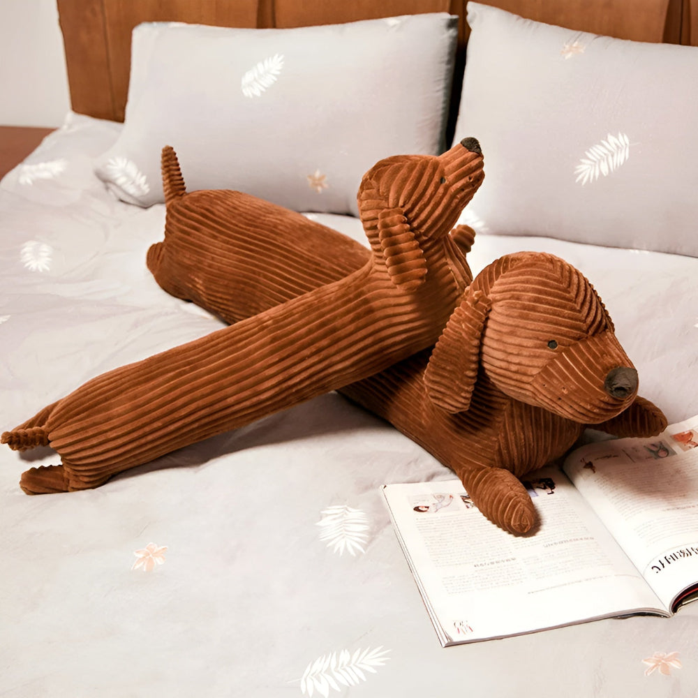 Skorter | CordoPup Manchester Dachshund Cushion – Soft Cuddle Cushion in Dachshund Shape