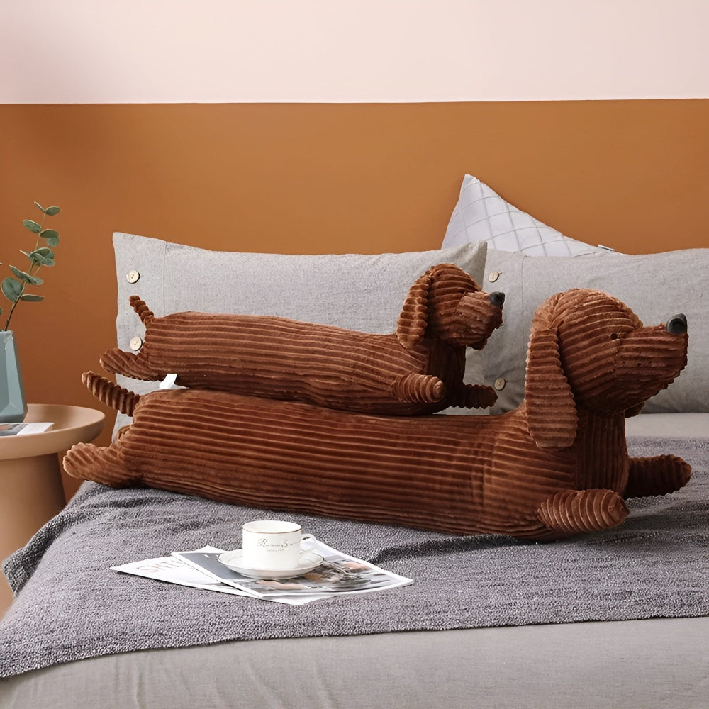 Skorter | CordoPup Manchester Dachshund Cushion – Soft Cuddle Cushion in Dachshund Shape