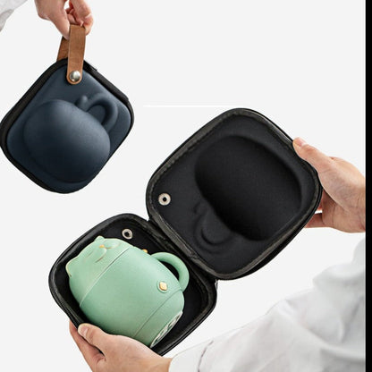 Skorter | Cute cat tea cup made of ceramic with strainer