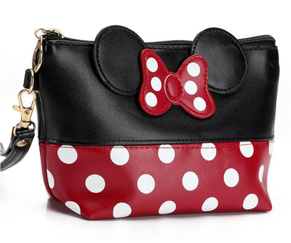 Skorter | Cute Mouse Polkadot Adorable Cosmetic Bag