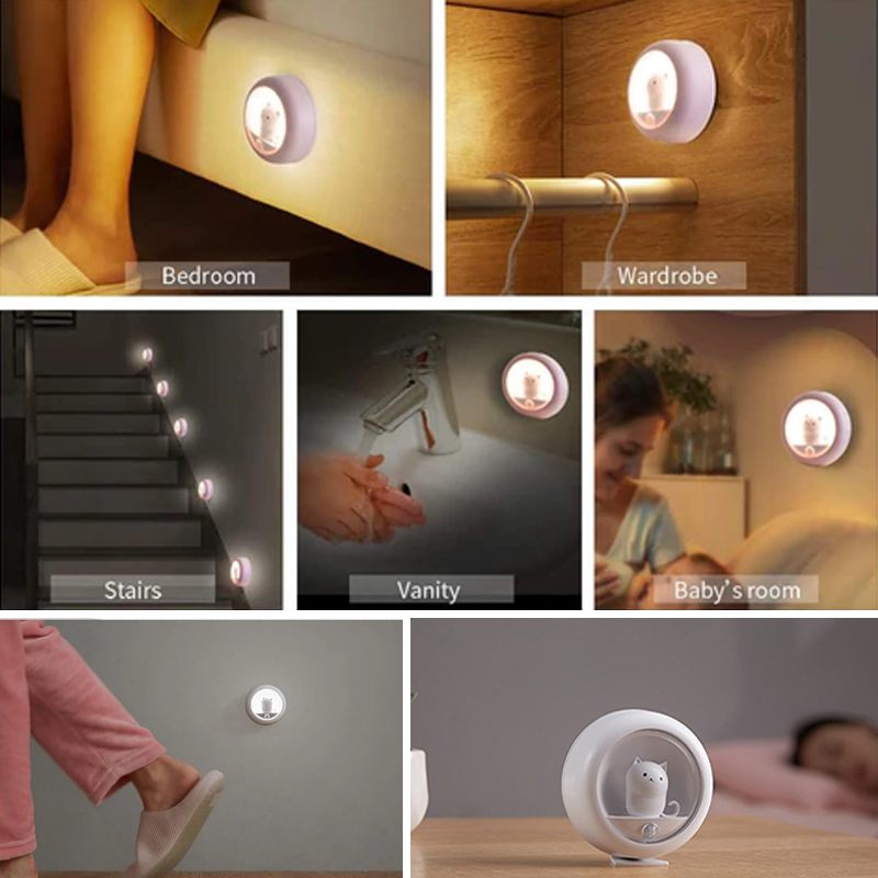 skorter | Cute Cat Night Light