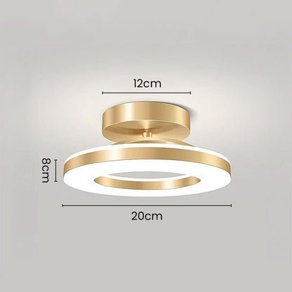 Skorter | ZAYNO Black LED Ceiling Light – Modern Flush Mount