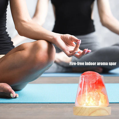 Skorter | Himalaya Salt Lamp - Crystal Night Light & Essential Oil Diffuser