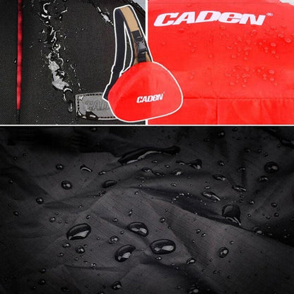 Skorter | CADEN Triangle Tscope Sling Shoulder Cross Digital Camera Bags Case Soft Bag with Rain Cover for Canon Nikon Sony K1, Size: 36*31*15cm (Army Green)