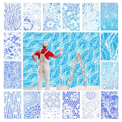 Skorter | DIY Decoration - Garden Fence Large Flower Drawing Templates