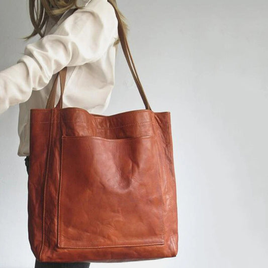Skorter | Elegant Women's Leather Handbag – Timeless Style for Work & Casual Wear