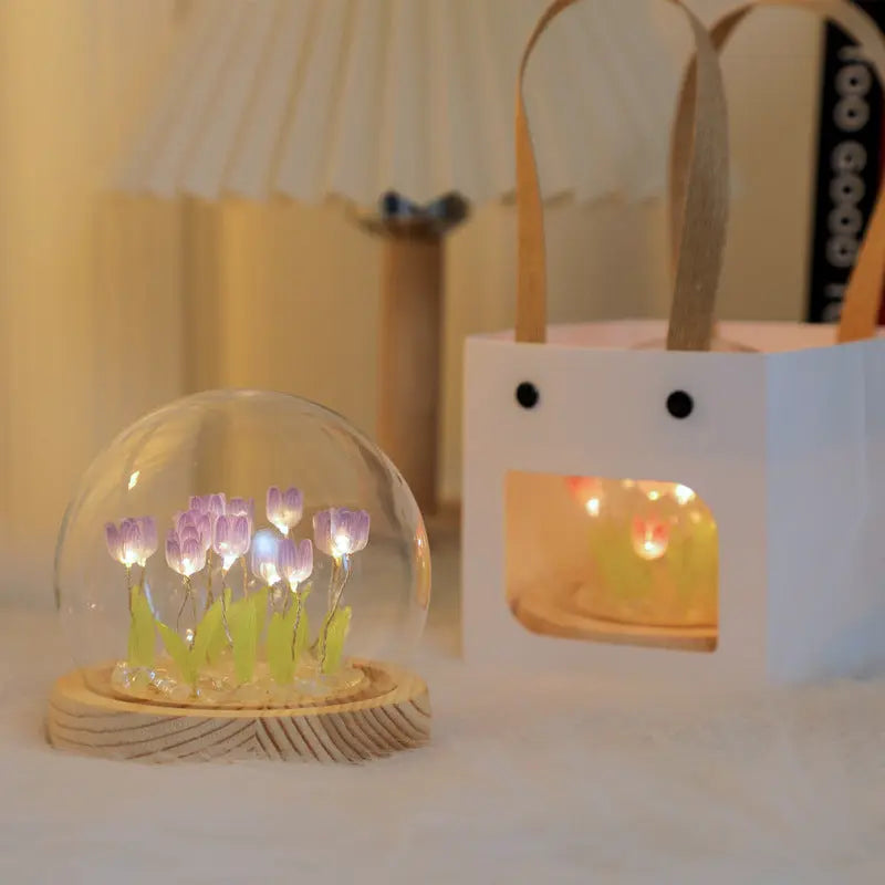 Skorter | DIY Glass Tulip Globe Lamp