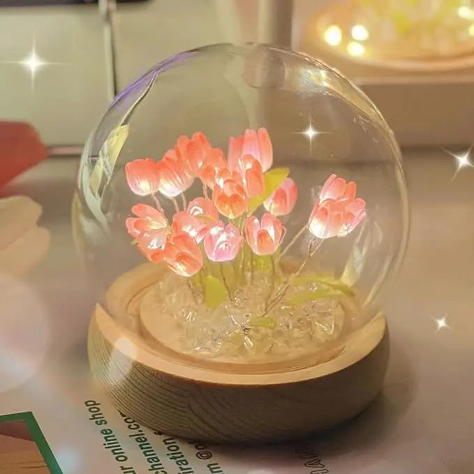 Skorter | DIY Glass Tulip Globe Lamp