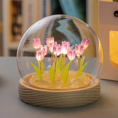 Skorter | DIY Glass Tulip Globe Lamp