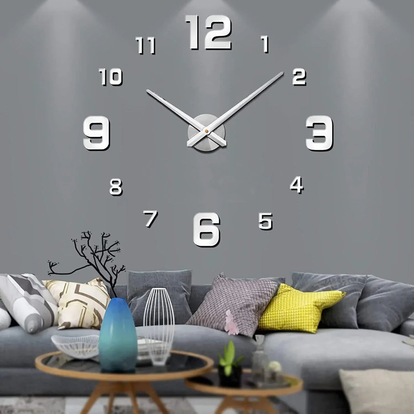 Skorter | Diy Wall Clock - Acrylic Minimalist Design - Unique And Stylish