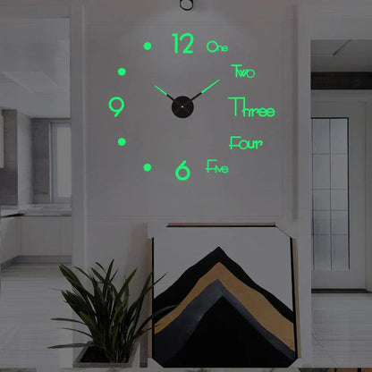 Skorter | Diy Wall Clock - Acrylic Minimalist Design - Unique And Stylish