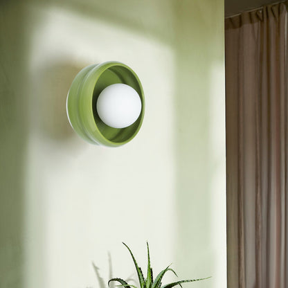 Skorter | Modern Striped Simple Ceramic Wall Lamp