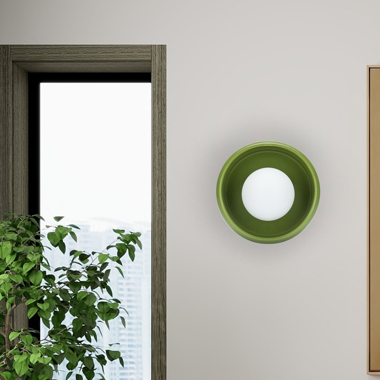 Skorter | Modern Striped Simple Ceramic Wall Lamp