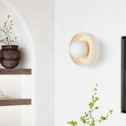 Skorter | Modern Striped Simple Ceramic Wall Lamp