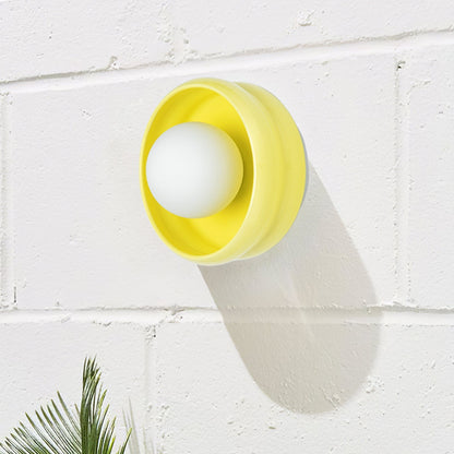 Skorter | Modern Striped Simple Ceramic Wall Lamp